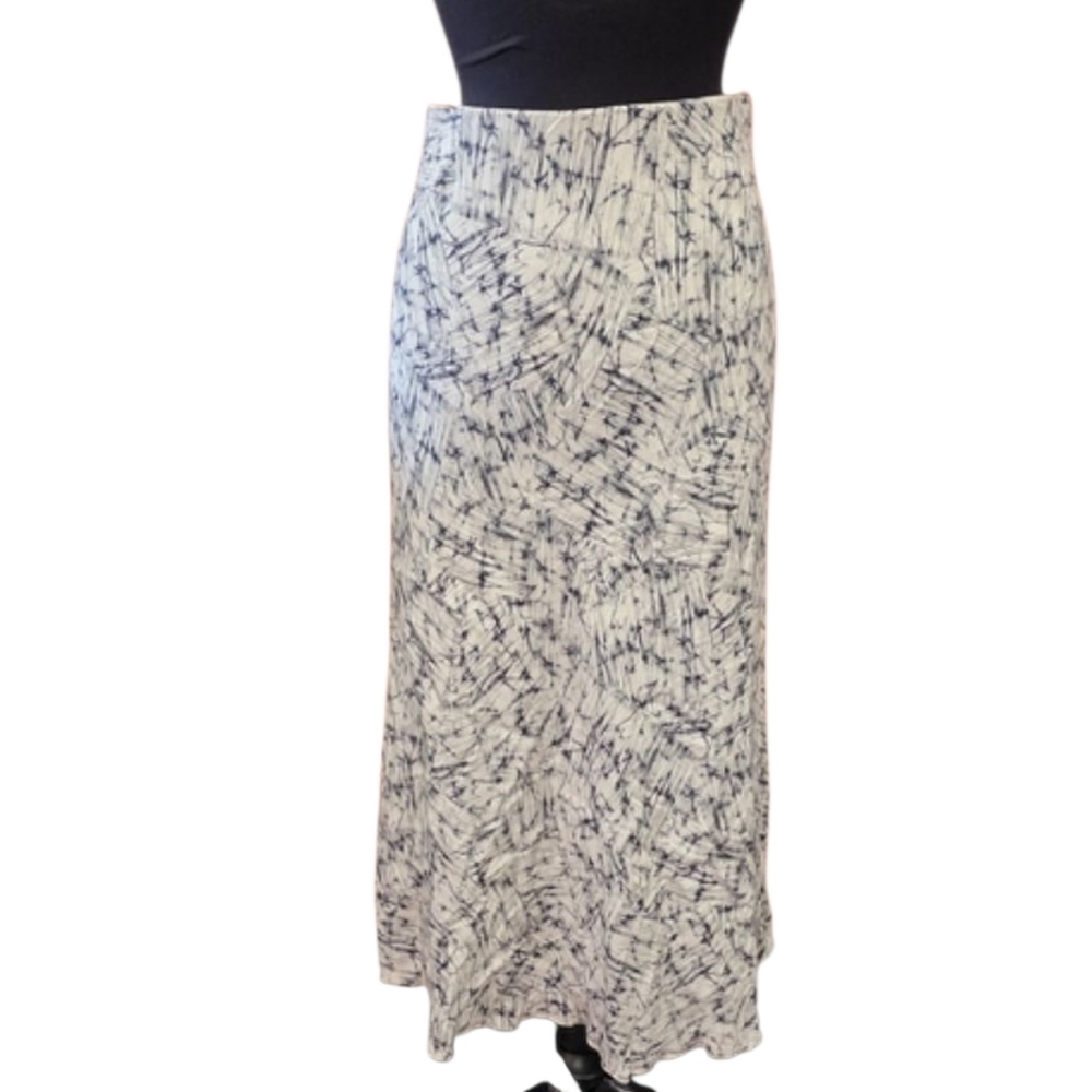 Euro Mesh Vintage Y2K Grail Fifteen Twenty Black and White Midi Skirt Baddie